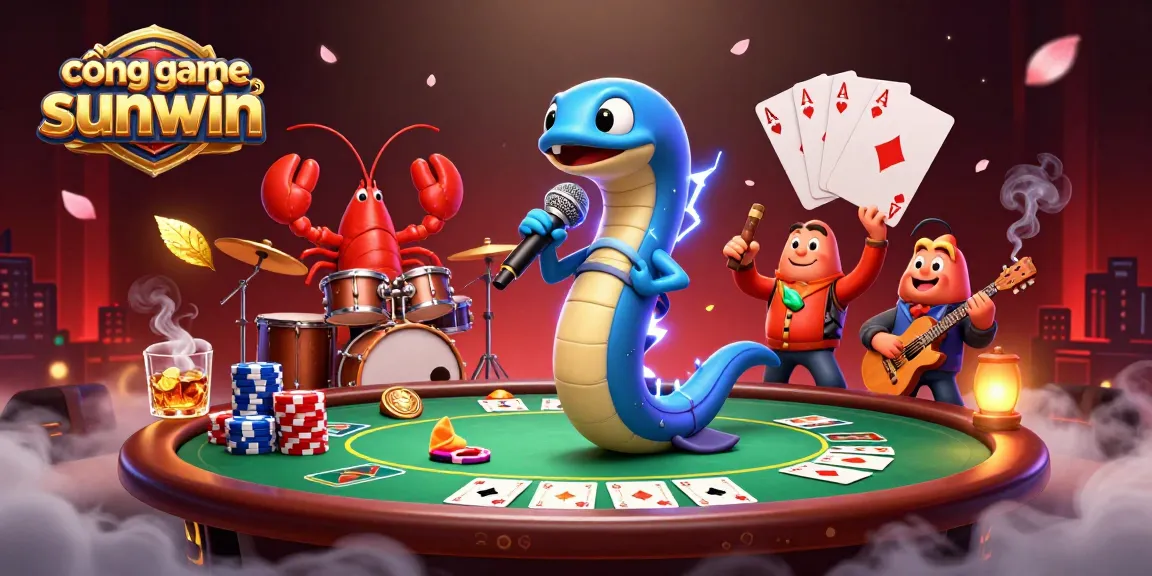 Experience exciting gameplay at cổng game sunwin with vibrant 3D casino characters and dynamic elements.