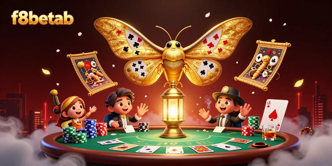 Experience thrilling gameplay magic with f8betab's captivating casino scene filled with poker excitement.